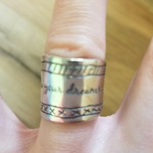 Sil pada size 6be true to your dreams ring